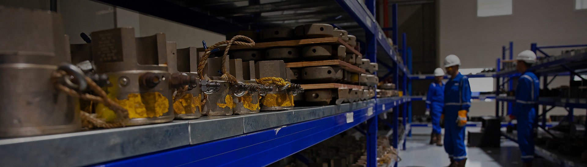 Bolting and machining at industrial facility
