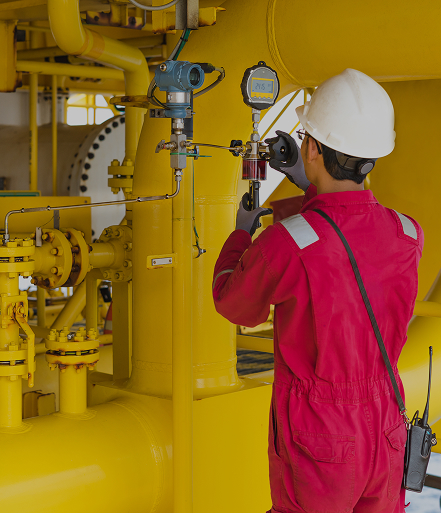 Industrial solutions at process facility